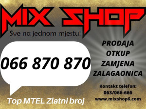 066-870-870 MTEL GOLD ZLATNI BROJ TOP VIP BROJEVI M TEL