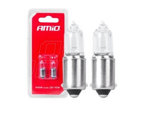 Halogena sijalica H10W 12V 10W BAX9S 2/1 AMIO 039524