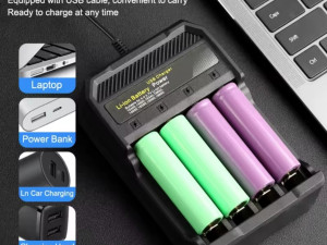 PUNJAČ ZA BATERIJE LI-ION UNIVERZALNI 18650 BATERIJA PUNJAČ