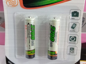 Baterije 1000 x punjive AAA 1,2 V Ni MH 2700 mah kvalitetne