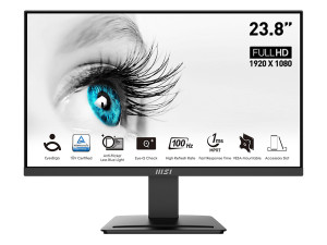 Gaming monitor MSI PRO 23.8" MP2412 FHD FreeSync 100Hz 1ms