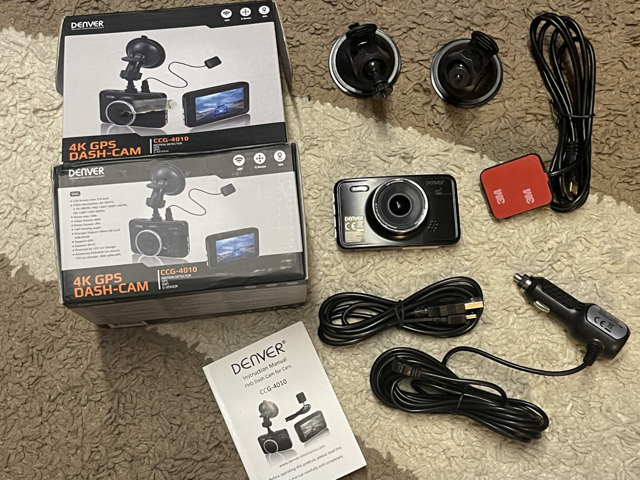 Kamera Denver 4K GPS Dash-cam CCG-4010
