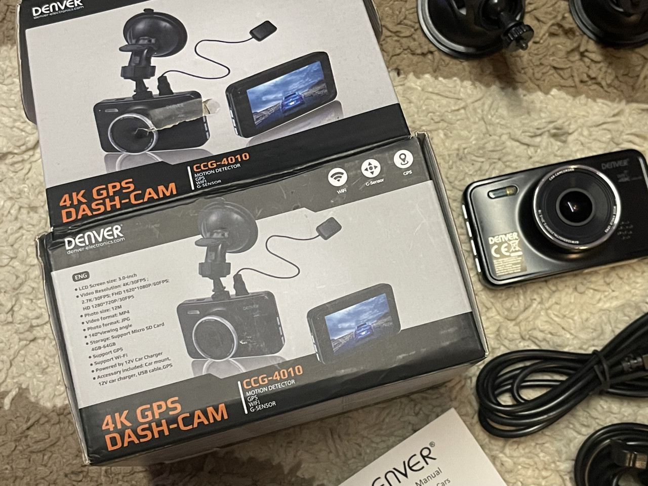 Kamera Denver 4K GPS Dash-cam CCG-4010