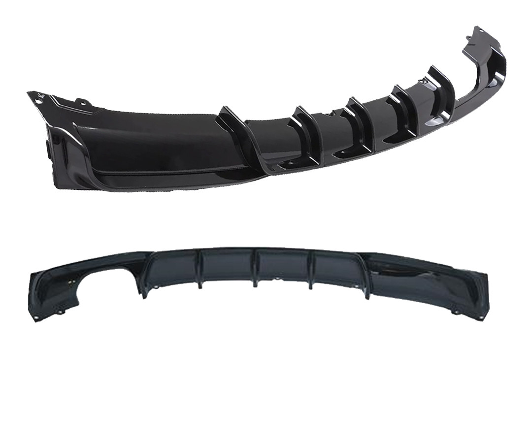 BMW 3 F30 12-18 M-optic Difuzor zadnjeg branika CRNI SJAJ