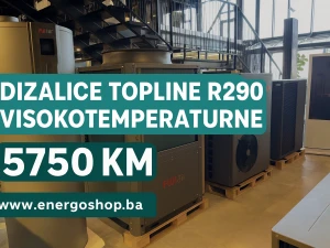 VISOKOTEMPERATURNE Toplotne pumpe 6-50kW Fuji 75C Dizalice