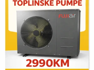 VISOKOTEMPERATURNE Toplotne pumpe 6-50kW Fuji 75C Dizalice