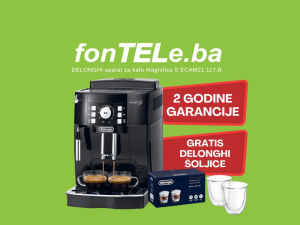 DELONGHI aparat za kafu Magnifica S ECAM21.117.B Crni *AKCIJA*