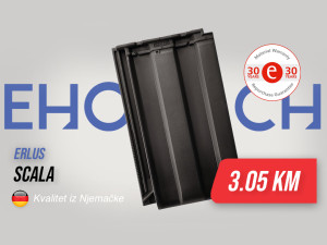 Tondach ERLUS SCALA kvalitet iz Njemačke crijep za krov