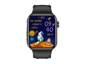 Pametni sat Microwear A02, crni