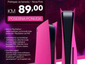 POKLOPAC ZA PS5  KONZOLU PINK