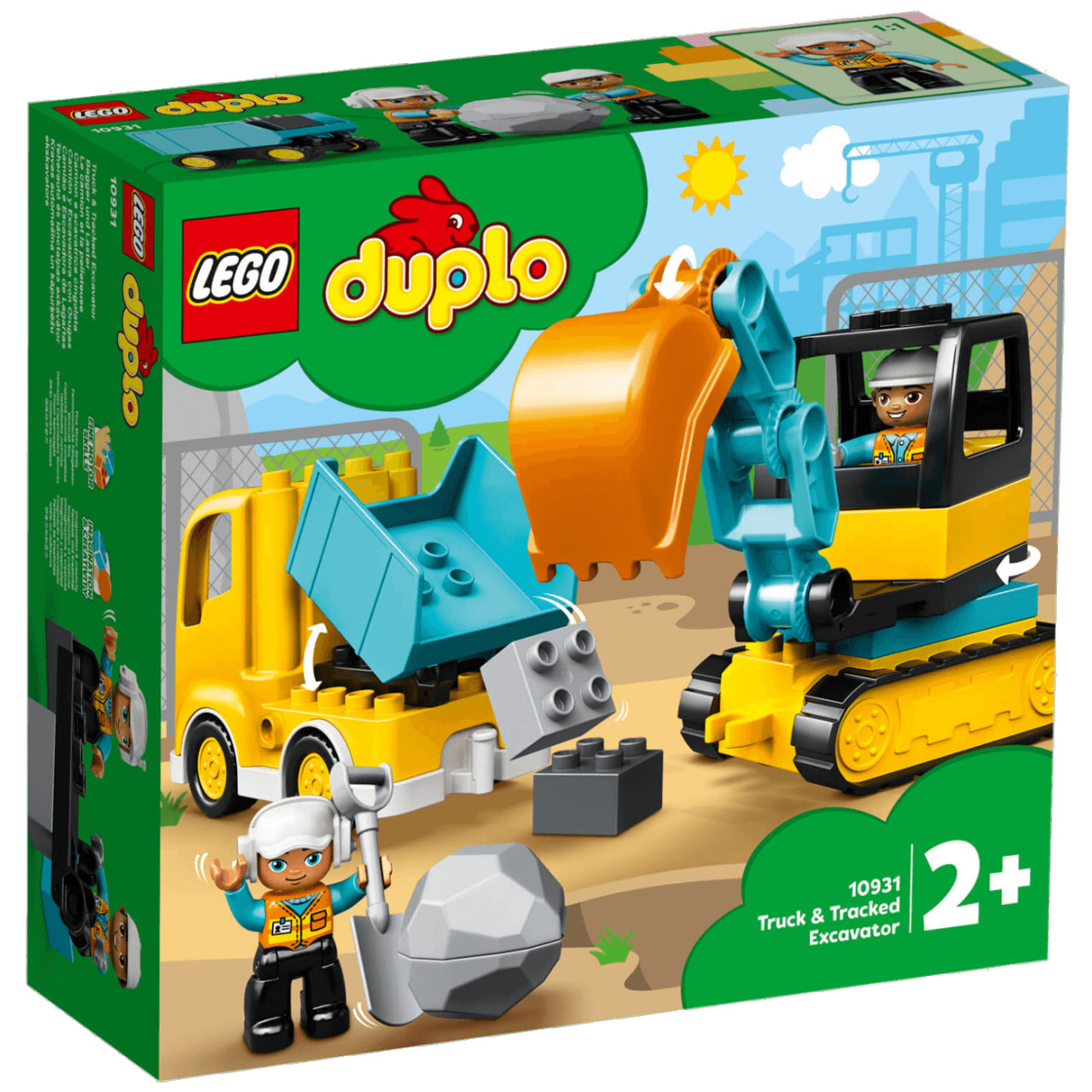 Lego kocke kockice Kamion i bager gusjeničar LEGO Duplo Kockice