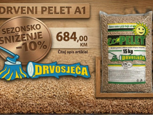 DRVOSJEČA drveni pelet A1; NA STANJU