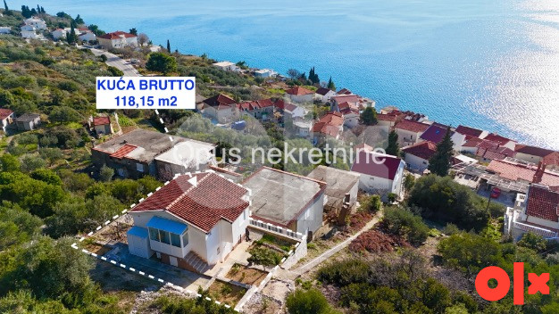 BRIST, MAKARSKA- kuća s dva apartmana