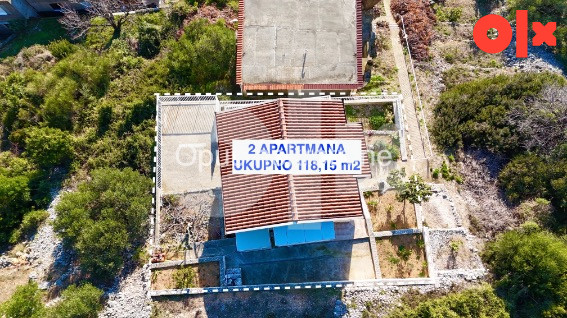 BRIST, MAKARSKA- kuća s dva apartmana – pohled 4