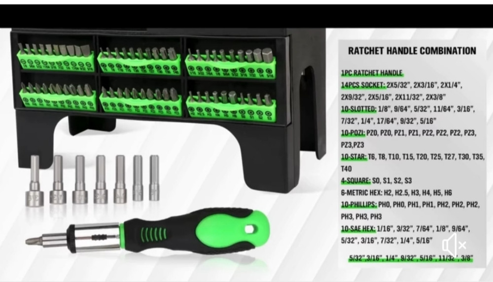 Set preciznih magnetnih odvijača 117PCS Sarafcigeri