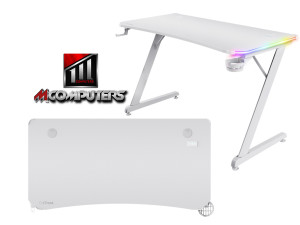 AKCIJA Trust GXT 709W Luminus RGB White Gaming