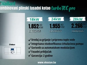VAILLANT fasadni plinski kombi. bojler 18kW turboTEC PRO (-12%)