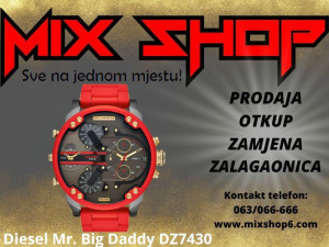 DIESEL Mr. Big Daddy Red/Gold XXXL muški sat DZ7430 DZ 7430 2.0