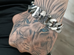 Narukvica masivna siroka 2cm x 23cm x 8mm