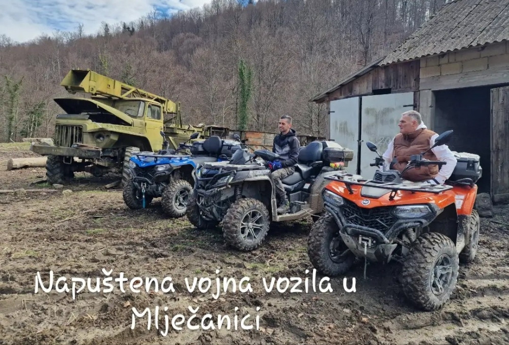 RENT A QUAD PRIJEDOR KOZARA IZNAJMLJIVANJE ATV CFMOTO  RENTA