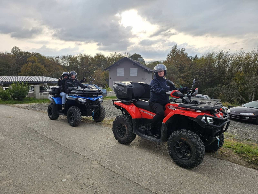 RENT A QUAD PRIJEDOR KOZARA IZNAJMLJIVANJE ATV CFMOTO  RENTA