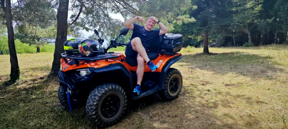 RENT A QUAD PRIJEDOR KOZARA IZNAJMLJIVANJE ATV CFMOTO  RENTA