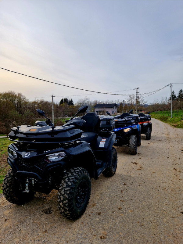 RENT A QUAD PRIJEDOR KOZARA IZNAJMLJIVANJE ATV CFMOTO  RENTA