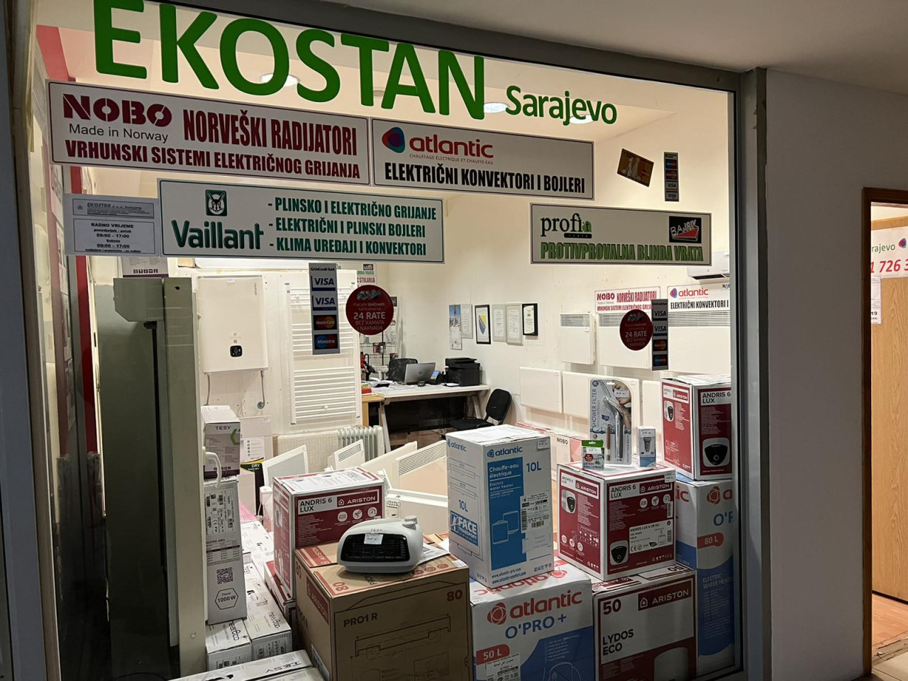 Vaillant Fasadni plinski kombi bojleri 18KW + ugradnja u KS !