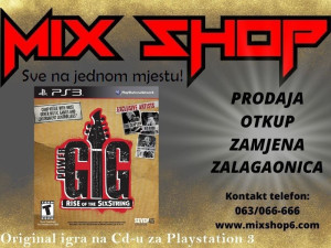 Original POWER GIG Rise of the SixString za Playstation 3 PS3