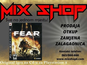 Original Igra FEAR za Sony Playstation 3 PS3