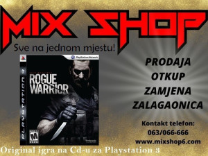 Original Igra ROGUE WARRIOR za Playstation 3 PS3 Dick Marcinko