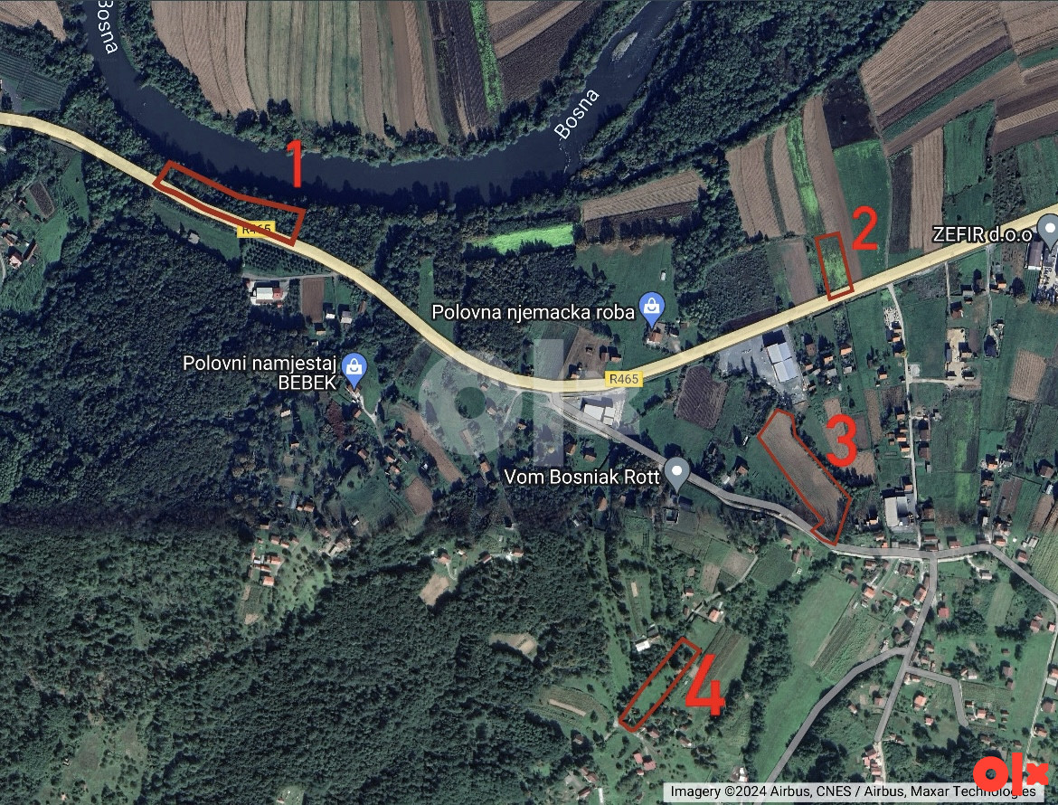 Zemljište, Žepče, Ljeskovica (4 parcele)