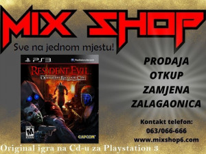 RESIDENT EVIL OPERATION RACCOON CITY za Sony Playstation 3 PS3