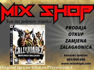Original CALL OF JUAREZ BOUND in BLOOD za Sony Playstation 3 PS3