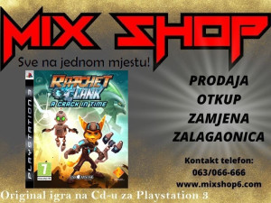 Original RATCHET and CLANK a CRACK in TIME za Playstation 3 PS3 i