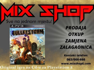 Original Igra BULLETSTORM za Sony Playstation 3 PS3 BULLET STORM