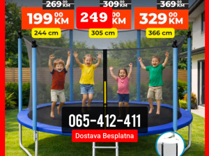 Trampolina trambolina trampoline 065-412-411 ful paket
