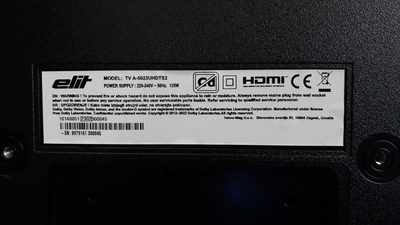 Elit Android tv, 50"