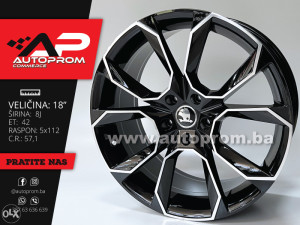 Alu felge 18" Skoda Škoda VRS 5x112