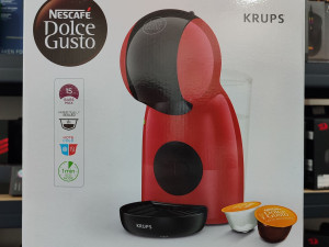 KRUPS Piccolo XS by Dolce Gusto Kafe Aparat | Crno/Crveni