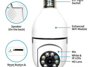 Kamera sijalica WiFi nadzorna video aplikacija