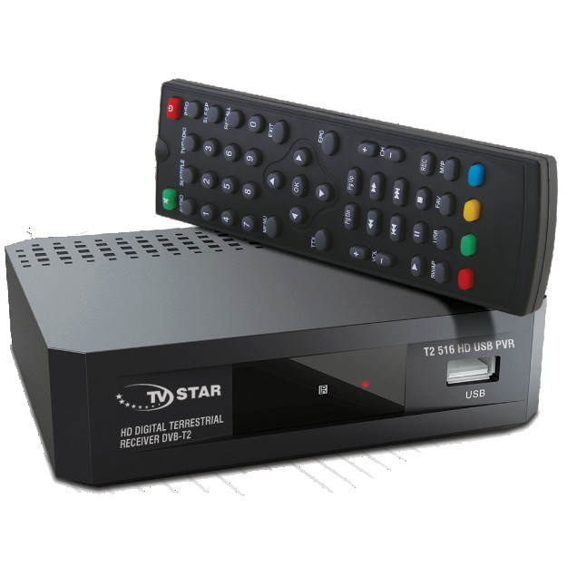 DVB-T2 reciver TV Star 516 HD USB PVR