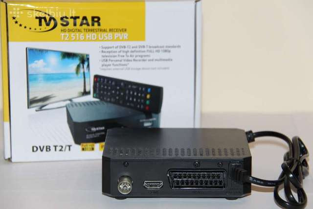 DVB-T2 reciver TV Star 516 HD USB PVR