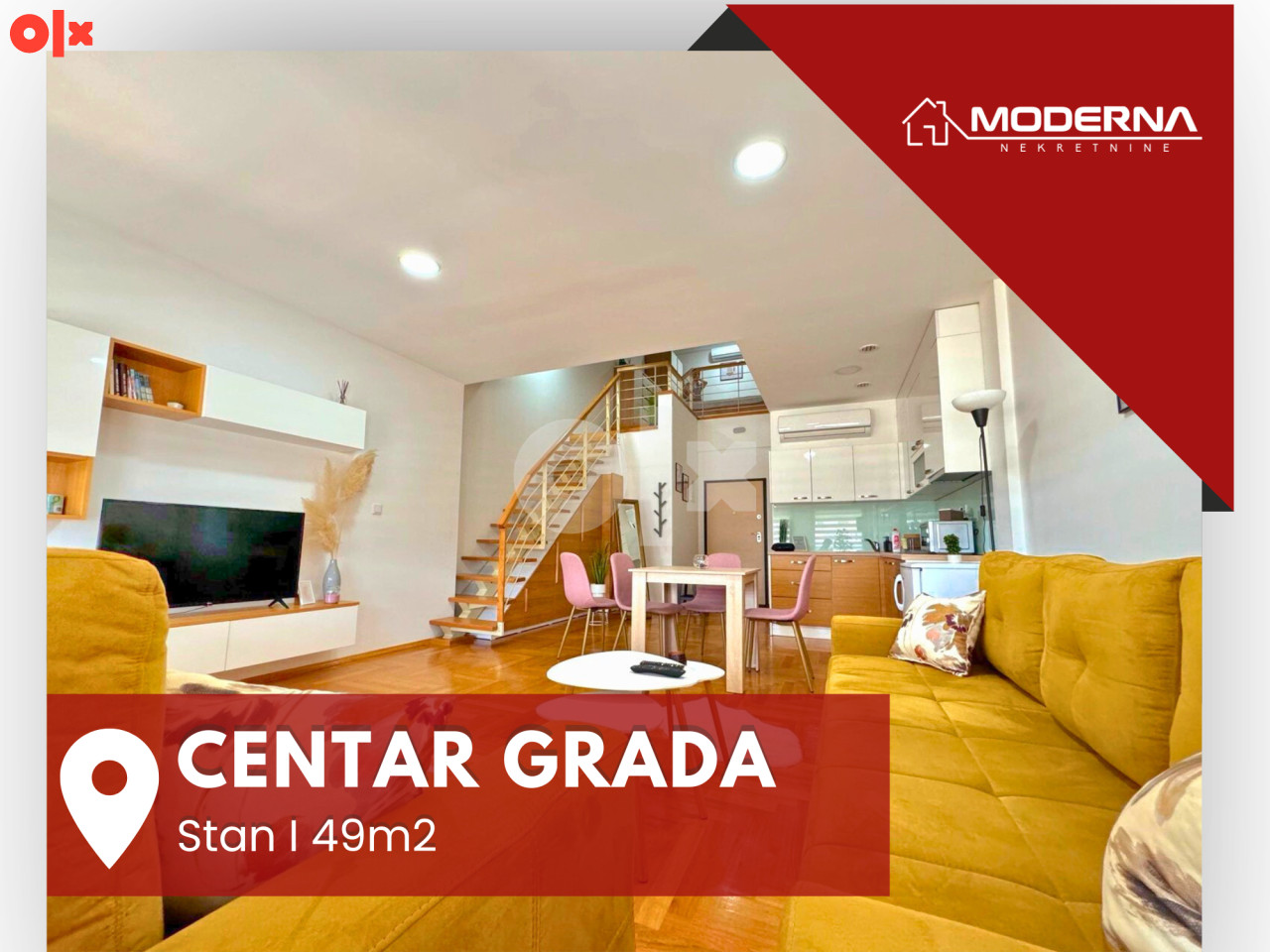 MODERNA Prodaje : Stan, 49m2, Centar Brčko