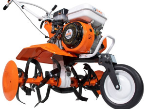 Benzinski motokultivator Ruris DAC 6000K 6.5KS + Gemeni točkovi
