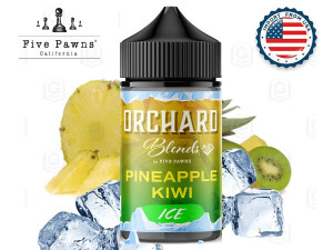 Five Pawns Pineapple Kiwi Ice 120ml 3mg Ananas Kivi Led