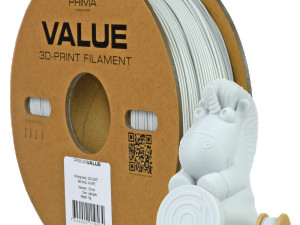 3D PETG Printer Filament PrimaValue 1,75mm Siva 1kg