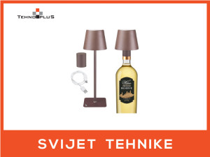 Lampa bežična 2u1 Beper P201UTP113 USB punjiva (Braon)