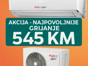 Inverter KLIME 3.6kW FUJI ZA GRIJANJE klima uređaj klime uredaji