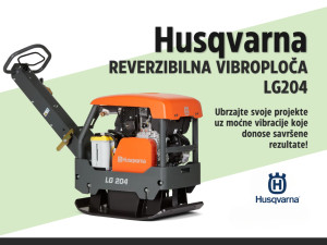 Reverzibilna vibroploča Husqvarna LG204